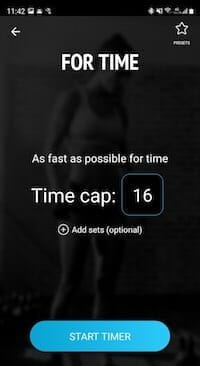 For Time treningsøkt